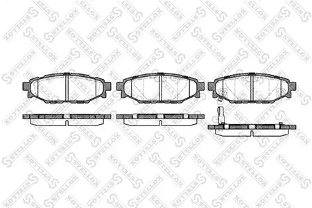 1147 001-SX STELLOX Тормозные колодки